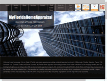 Tablet Screenshot of myfloridahomeappraisal.com
